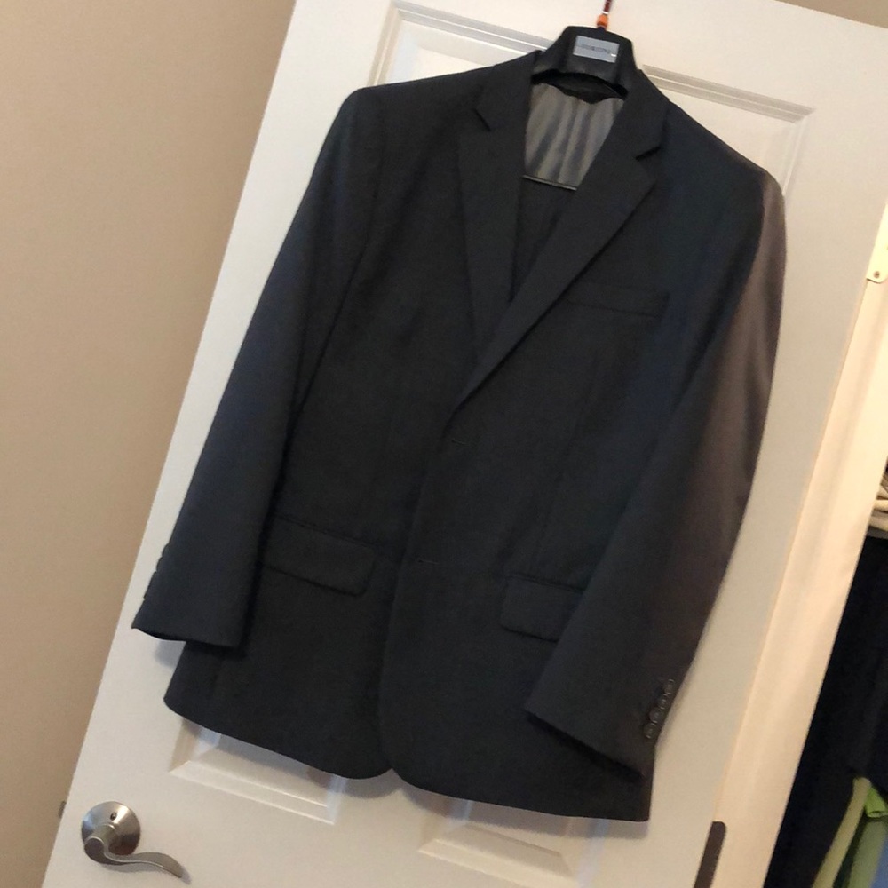 Fortini Men’s Two Piece Gray Wool Suit
